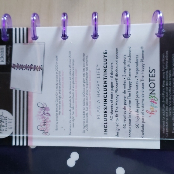 MAMBI Happy Planner Mini Glam Girl Notebook & Rongrong Planner Companion Set - Picture 4 of 16